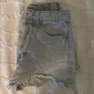 Wild Fable Sky Blue Denim Shorts